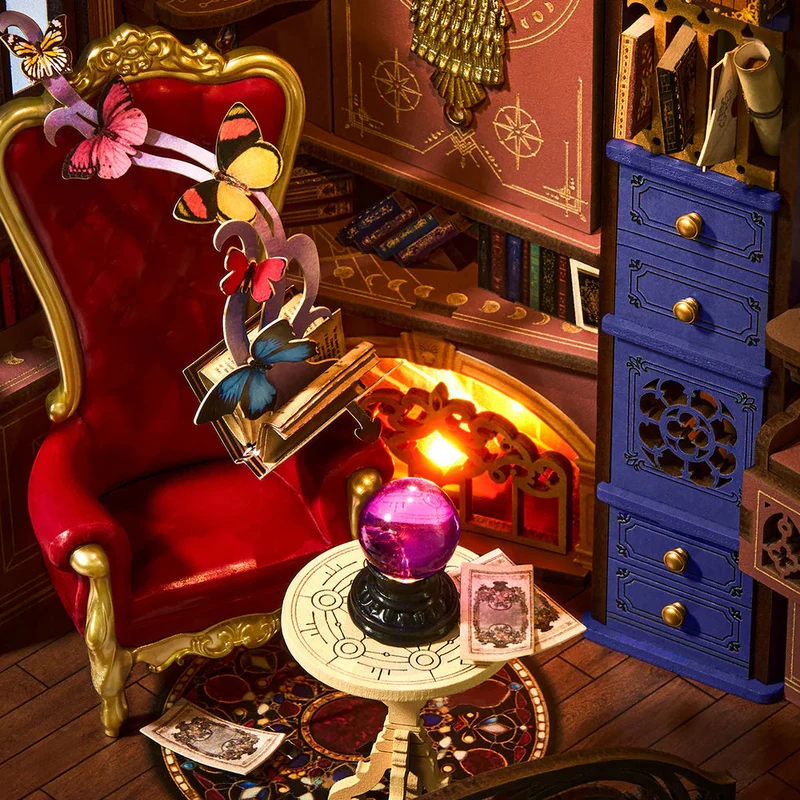 Robotime DIY Bookends Kit Magic Fantasy Corner