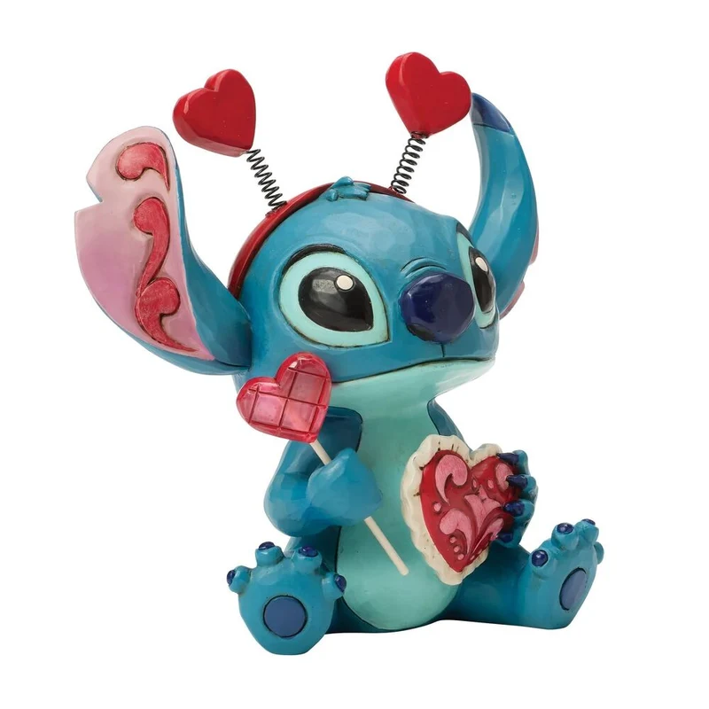 Jim Shore Disney Traditions - Stitch Valentine's - Sucker for Love