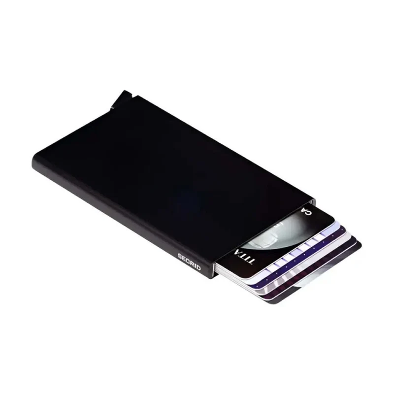 Secrid Cardprotector Compact RFID Aluminium Cards Wallet Black