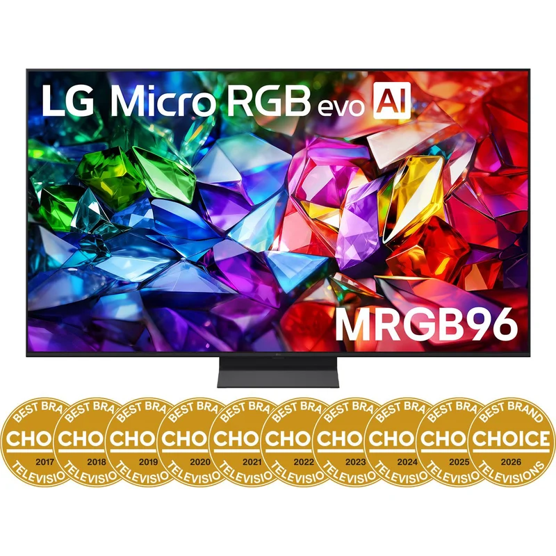 LG 75" MRGB96B Micro RGB EVO AI 4K Smart TV [2026]