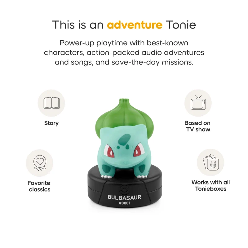 Pokemon - Bulbasaur Tonie Audio Character