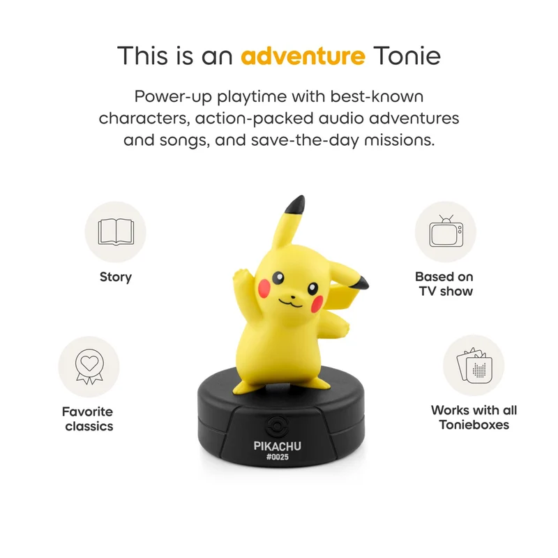 Toniebox 2 Yellow Pokemon Starter Set