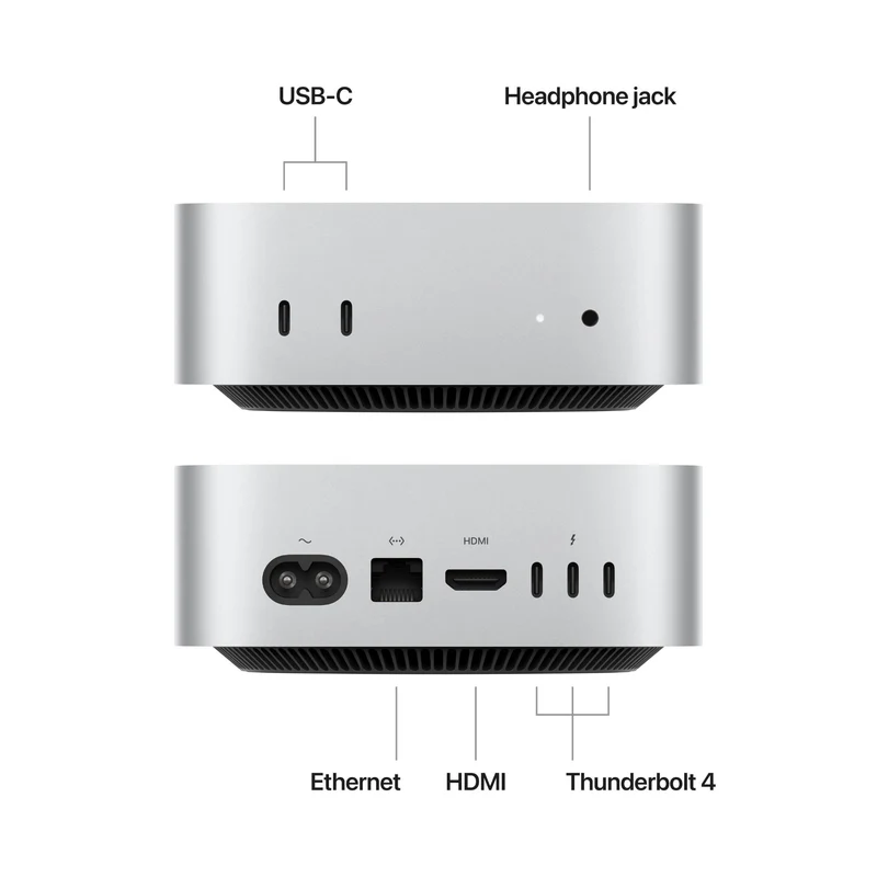 Apple Mac mini with M4 Chip, 10-core CPU/10-core GPU, 256GB/16GB [Ex-Display]