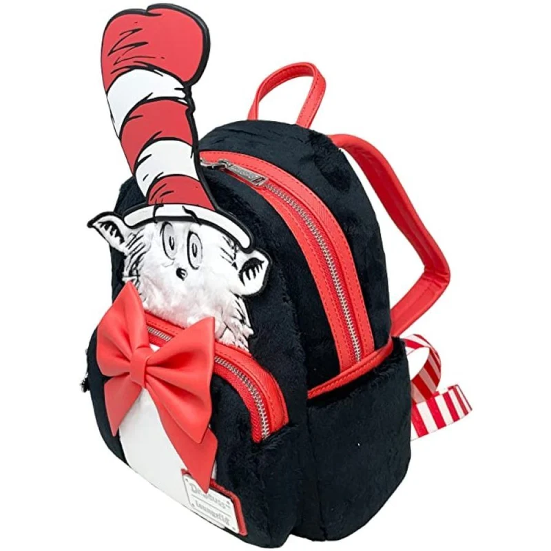 Loungefly Dr Seuss - Cat in the Hat Faux Fur Cosplay Backpack