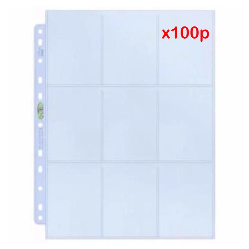ULTRA PRO PLATINUM Trading Card 9 Pocket POKEMON MAGIC AFL Pages 11 Holes Sleeves