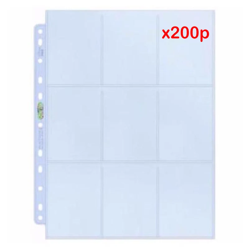 ULTRA PRO PLATINUM Trading Card 9 Pocket POKEMON MAGIC AFL Pages 11 Holes Sleeves