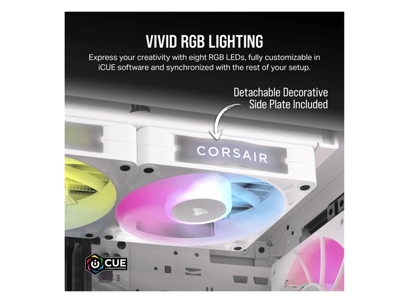 Corsair iCUE LINK RX140 II RGB 140mm PWM Single Fan - White