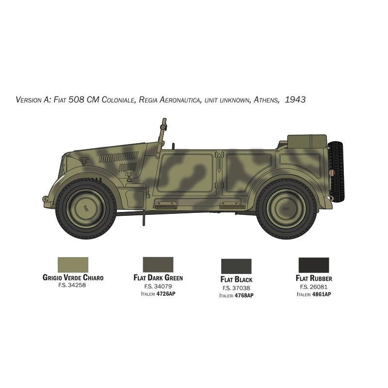1/35 FIAT 508 CM Coloniale with Crew