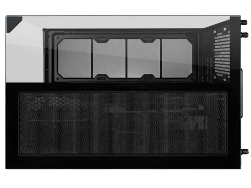 Lian Li O11 Vision-M Compact Tempered Glass Dual-Chamber Micro-ATX Case - Black