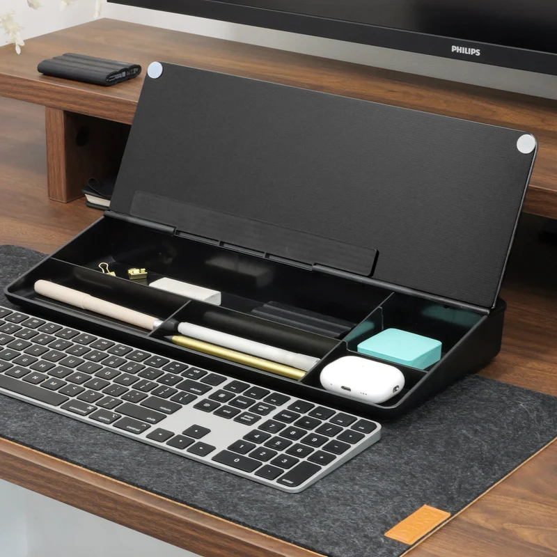 Desky Desktop Whiteboard - Black