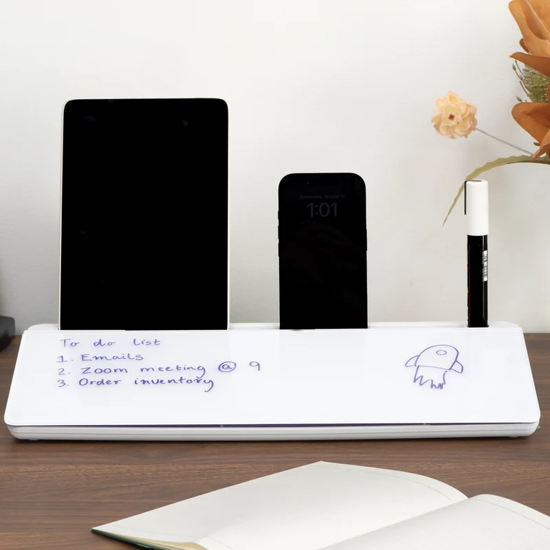 Desky Desktop Whiteboard - Black