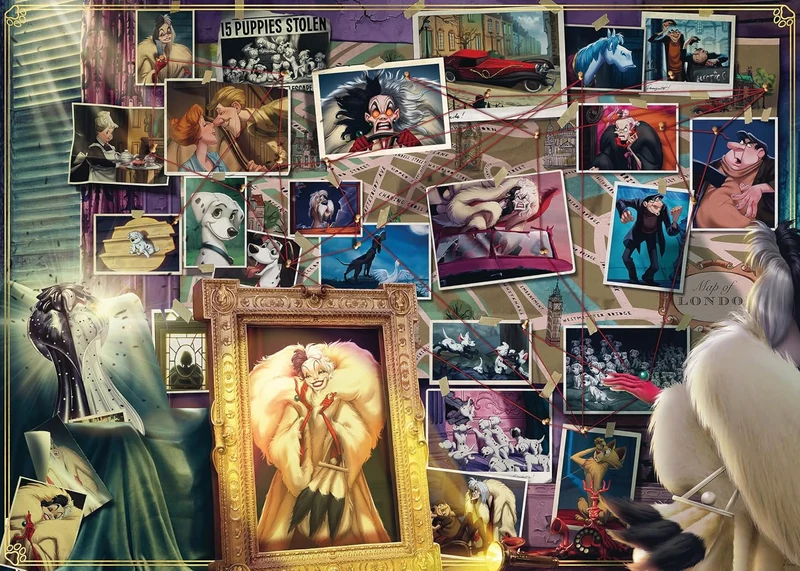 Ravensburger 1000pc Disney Villainous Cruella Deville Puzzle