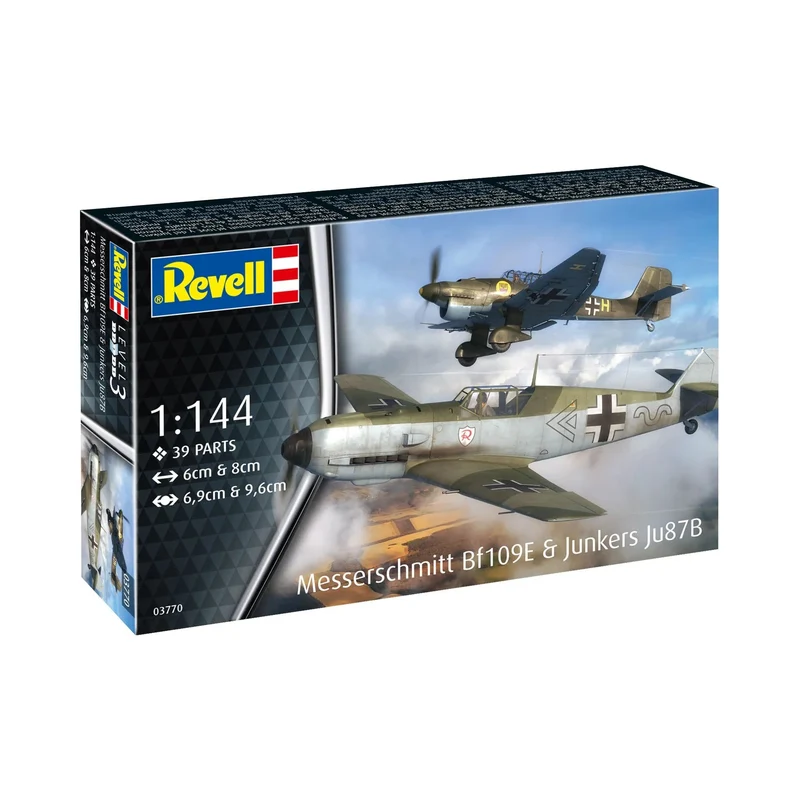 Revell 1/144 Messerschmitt Bf109E and Junkers Ju87B Stuka