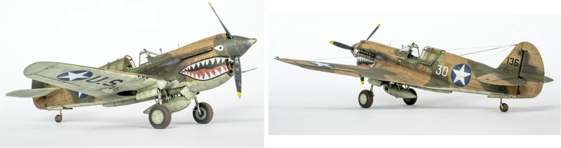 Eduard 1/48 Pacific Star P-40E Warhawk Dual Combo Model Kit (Aus Decals)
