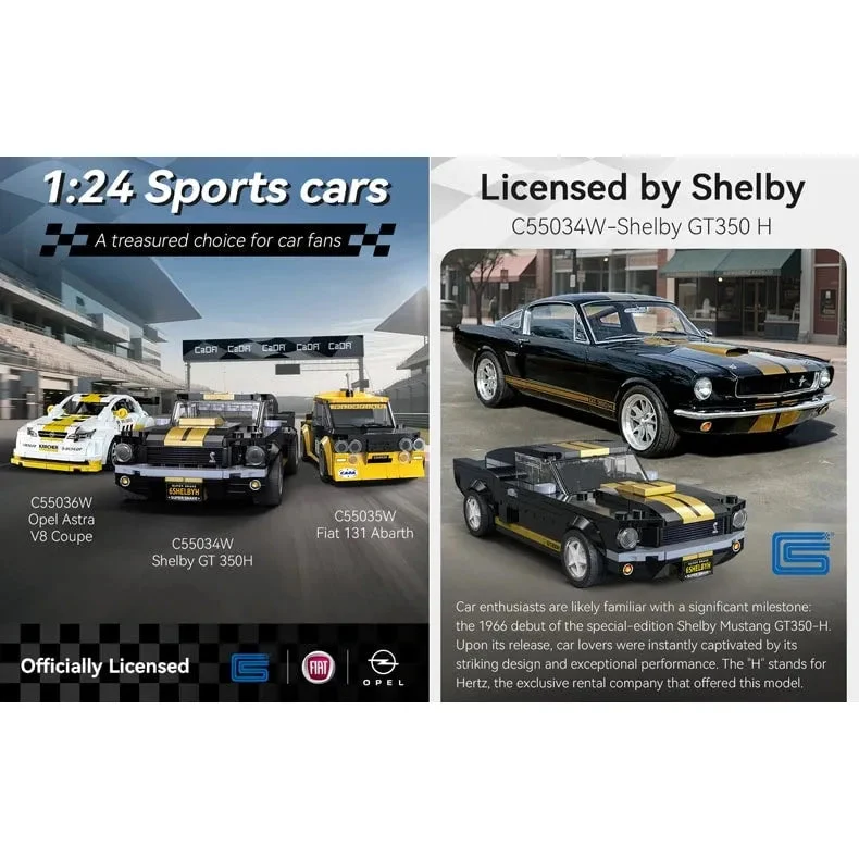 Hasegawa 1/24 285pc Shelby GT 350H