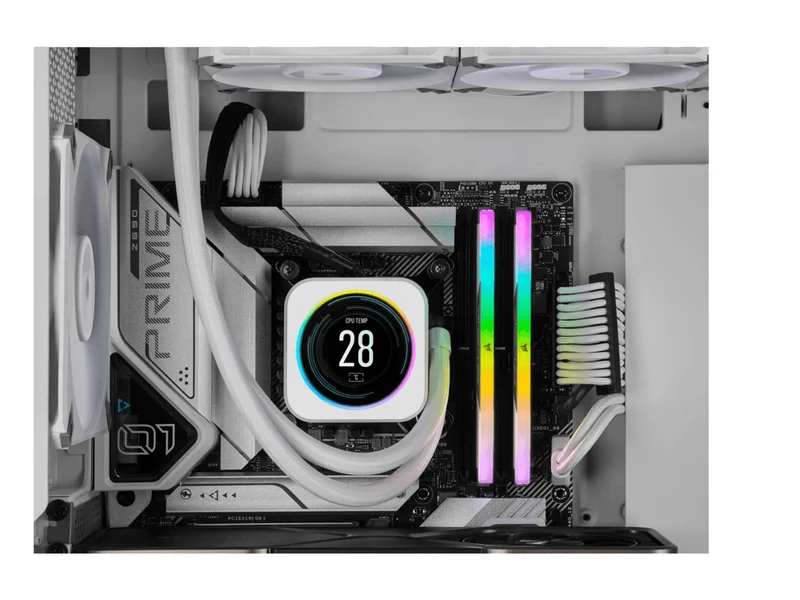 Corsair 16GB (2x8GB) CMH16GX5M2B5200Z40W Vengeance RGB 5200MHz CL40 DDR5 RAM