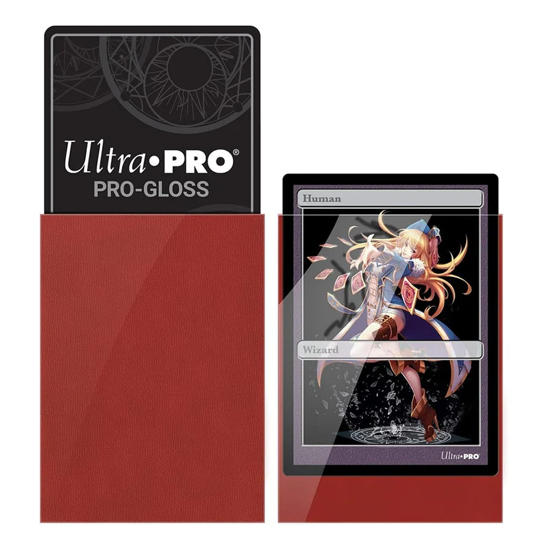 ULTRA PRO Deck Protector Sleeves Small Yugioh (Imperial Red)