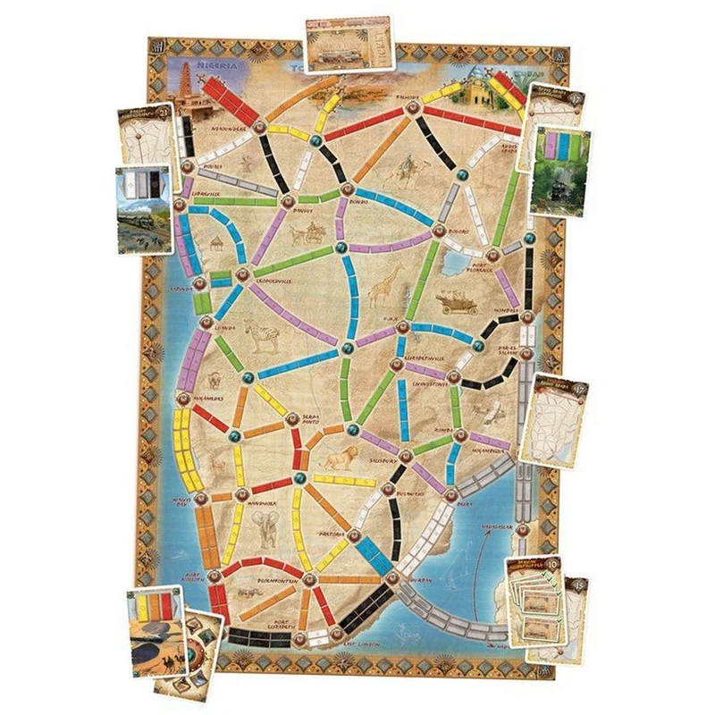 Days Of Wonder Ticket to Ride Heart of Africa Expansion