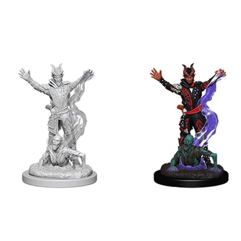Wizkids D&D Nolzurs Marvelous Unpainted Miniatures Male Tiefling Warlock