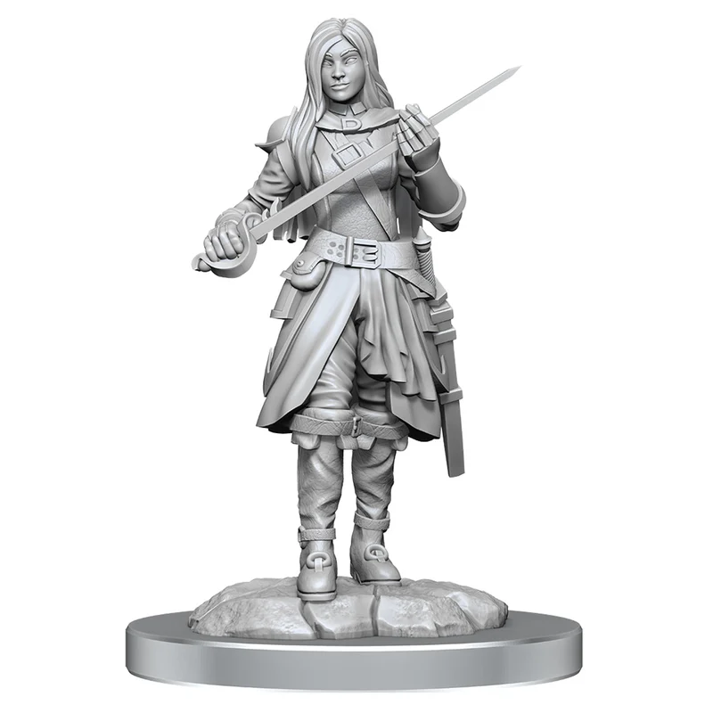 Wizkids D&D Nolzurs Marvelous Unpainted Miniatures Half-Elf Rogue Female