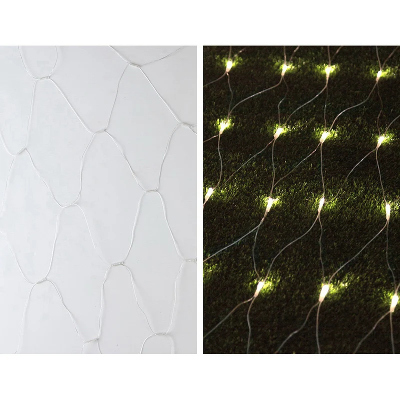 Jingle Jollys ChristmasLights 4mx6m Net String Light 1000 LED Warm White