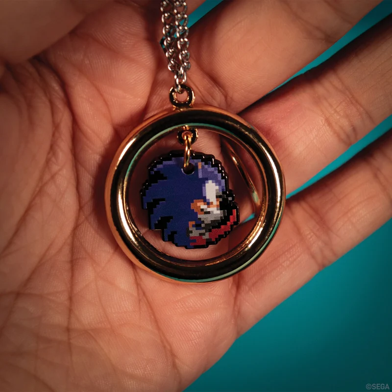 Sonic The Hedgehog Ring Necklace - Limited Edition