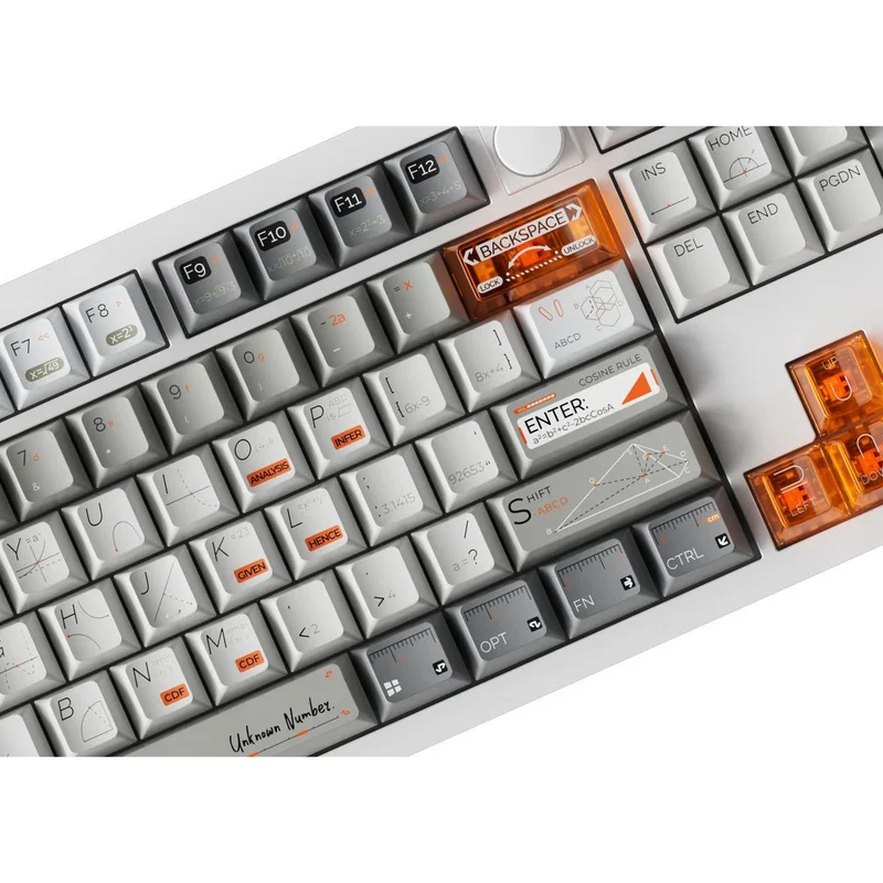 Keychron Unknown Number Mint - Cherry Profile Dye-Sub PBT Full Keycap Set (Full Set 141 Keys) (Unknown Number Mint)