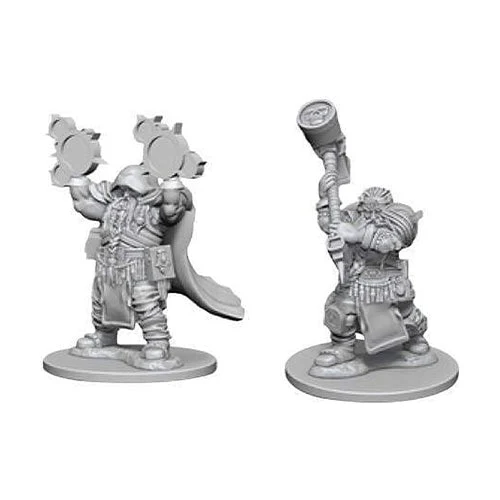 Wizkids Dungeons & Dragons D&D Nolzur's Marvelous Unpainted Minis Dwarf Male Paladin