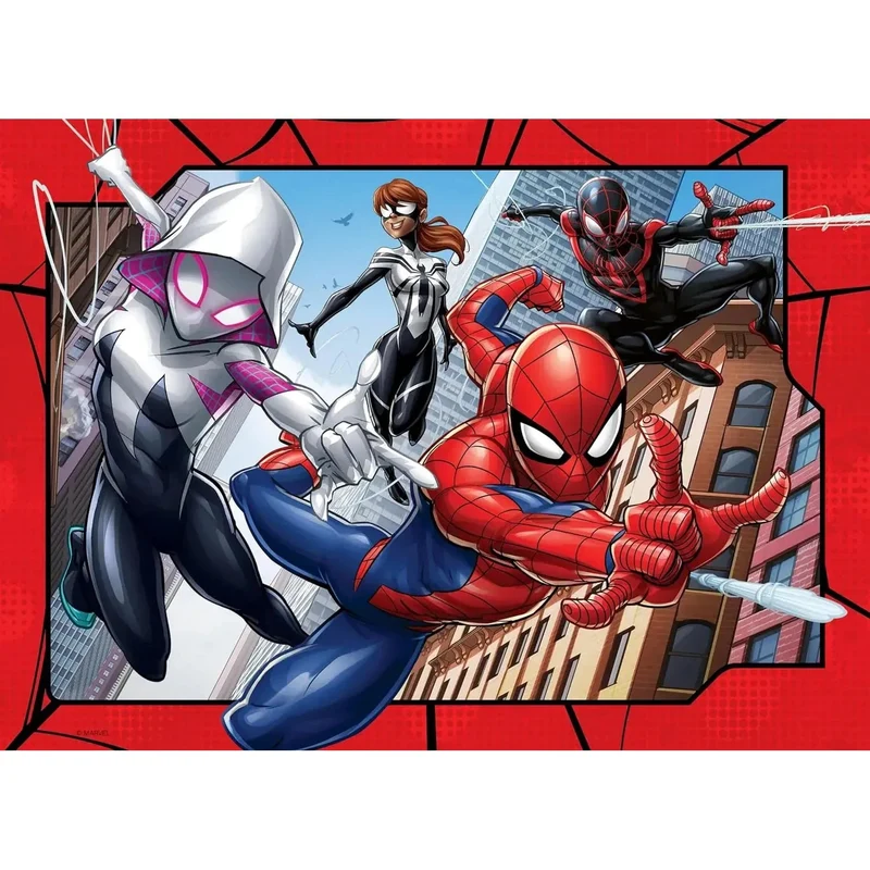 Ravensburger 4x100pc Spider-Man Protector of New York Puzzle