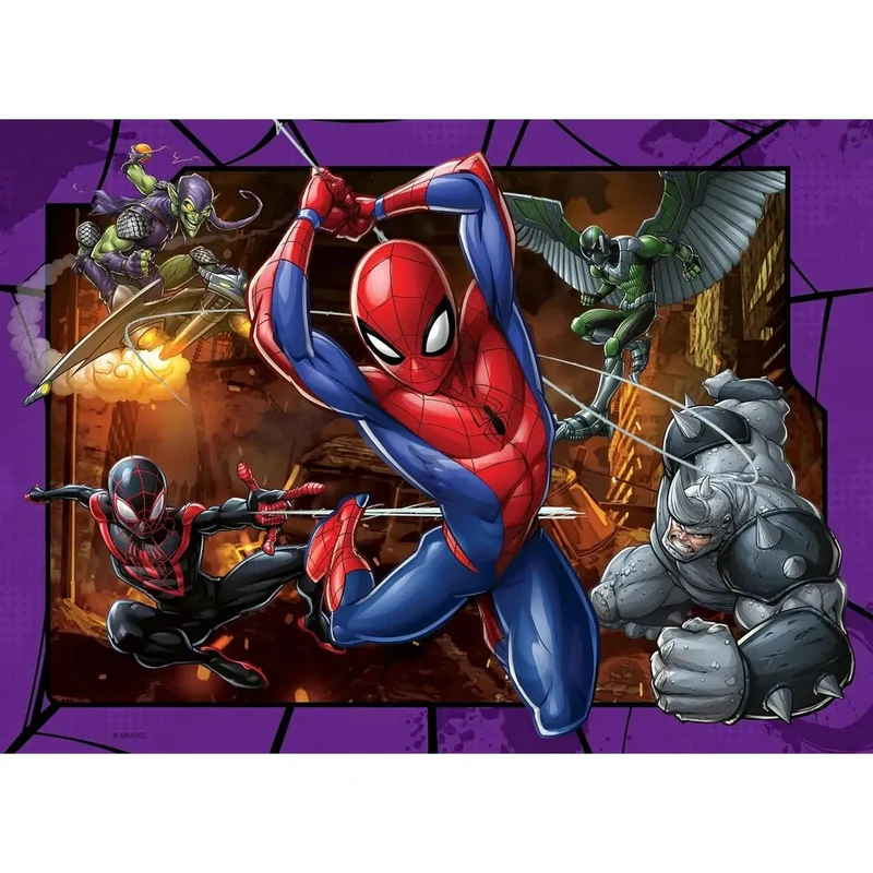 Ravensburger 4x100pc Spider-Man Protector of New York Puzzle