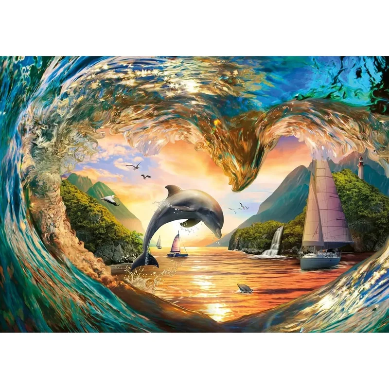 Ravensburger 1000-Pieces Sunset Splash Puzzle