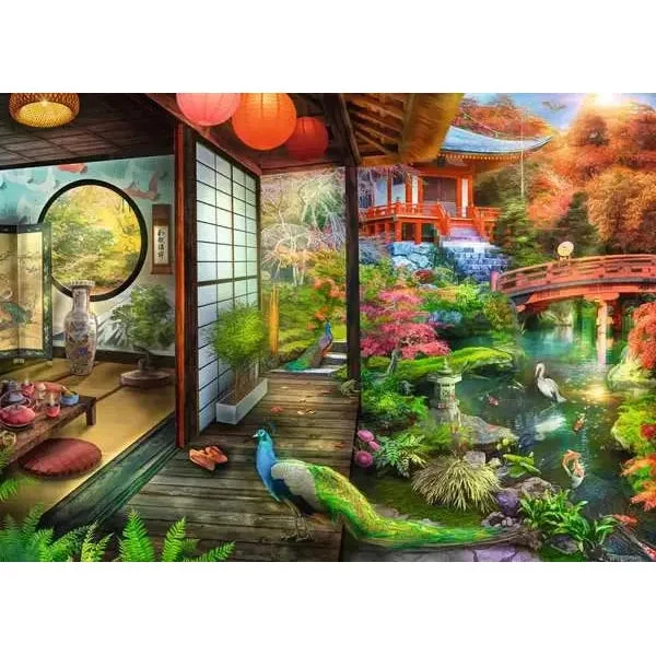 Ravensburger 1000pc Japanese Garden Teahouse Puzzle