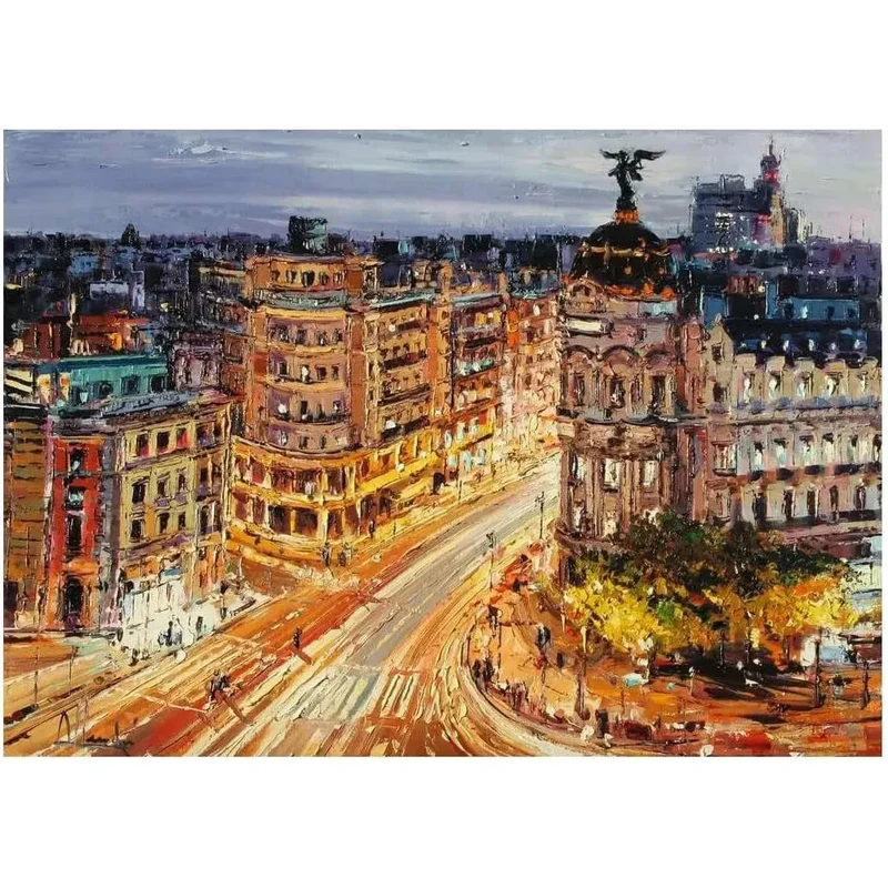 Ravensburger 1000pc Gran Via Madrid Puzzle