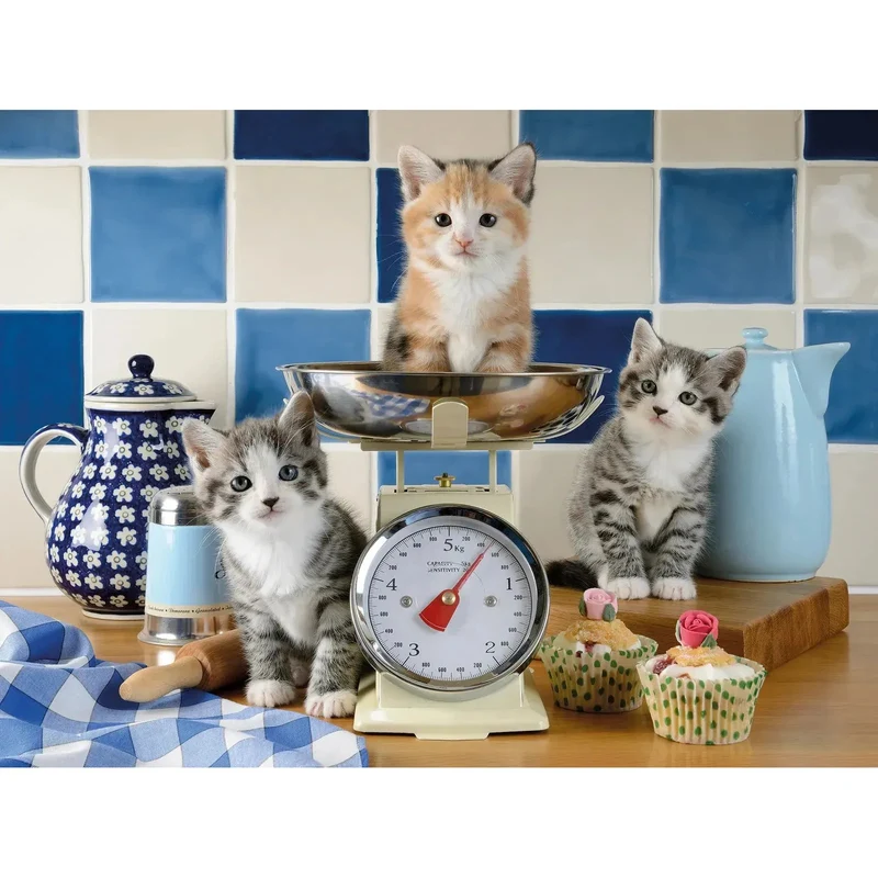 Ravensburger 1500pc Kittens in the Kitchen Puzzle