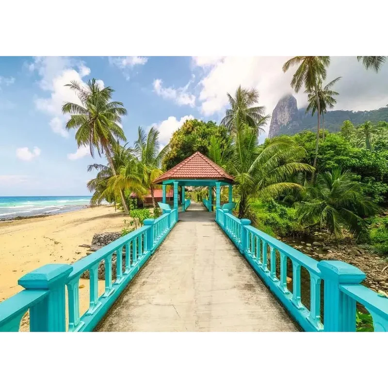 Ravensburger 1000pc Colorful Bridge in Malaysia Puzzle