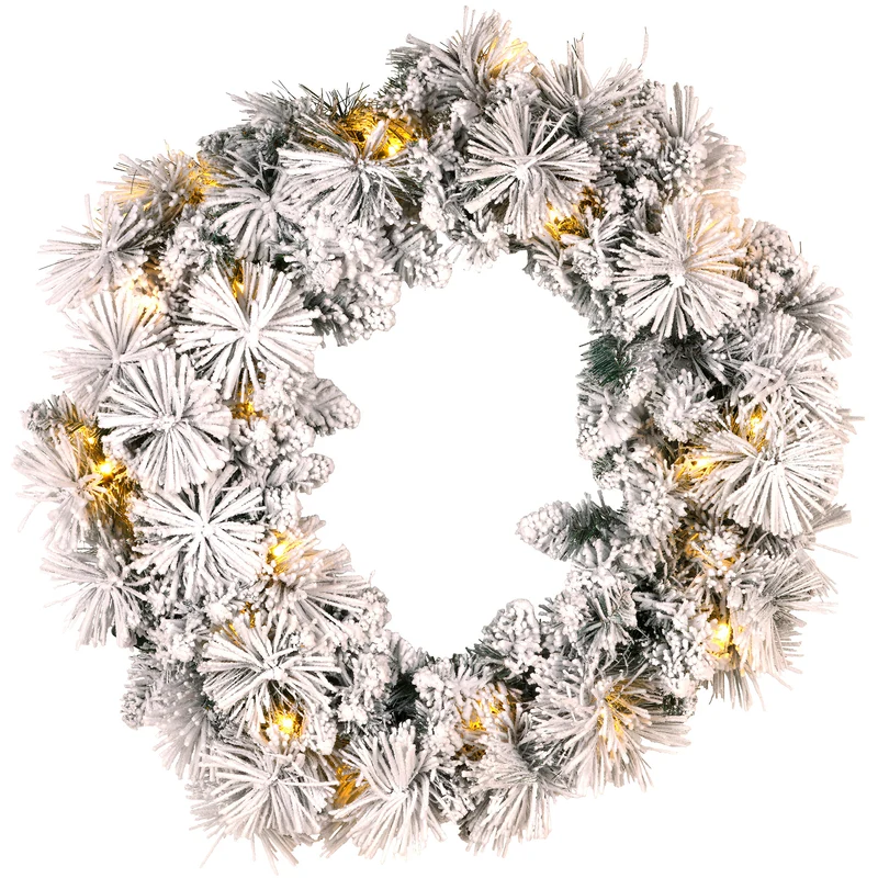 Christabelle 61cm Christmas Wreath with LED Lights