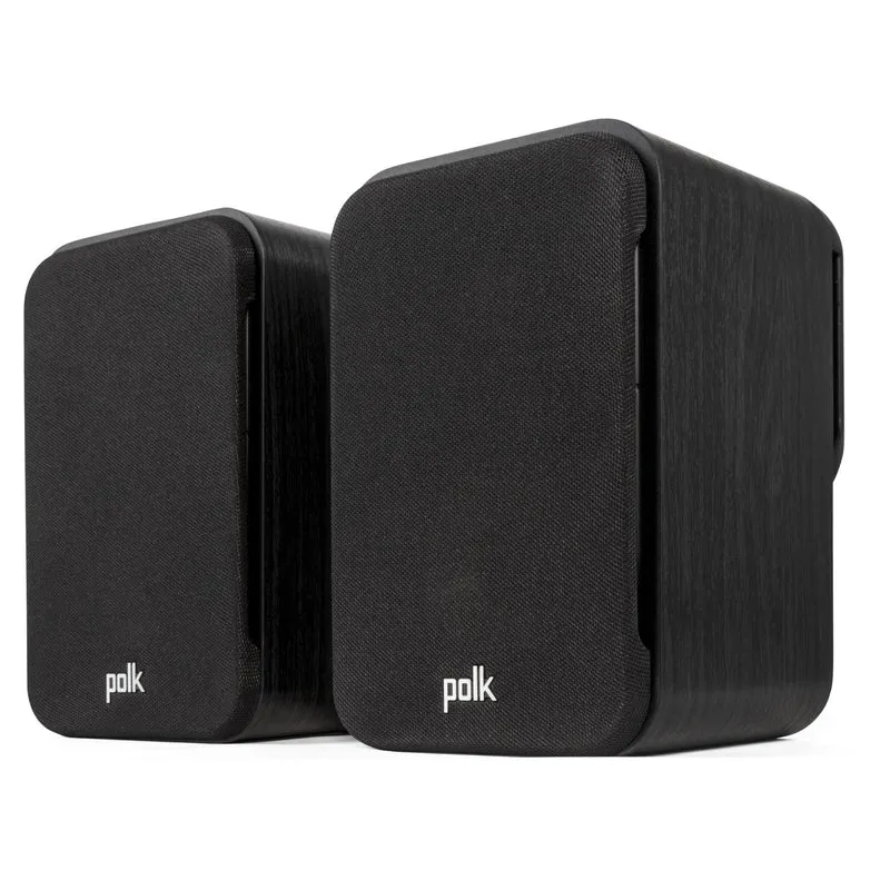 Polk Audio ES10 Bookshelf/Surround Speakers (Black)
