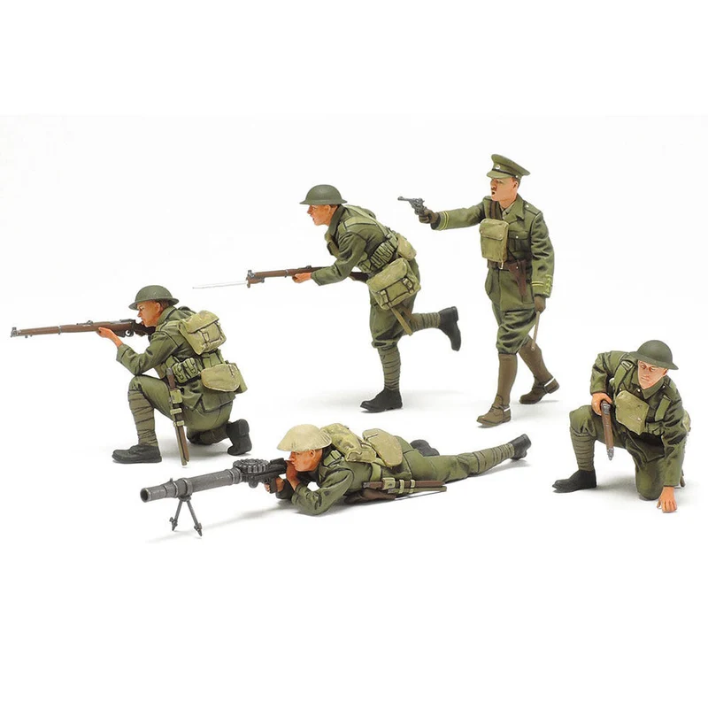 Tamiya 1/35 British WW1 Infantry Set Scaled Plastic Model Kit