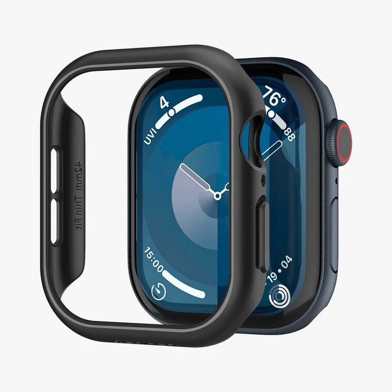 Spigen Apple Watch 10/11 46mm Thin Fit Case (Black)