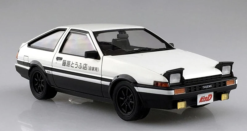 Aoshima 1/24 Initial-d Takumi Fujiwara Toyota Trueno Comics Vol.1 Ver. '86