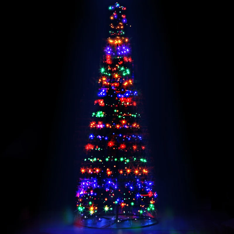 Jingle Jollys Solar Christmas Tree 3.6M 400 LED Xmas Tree Decor 8 Light Modes