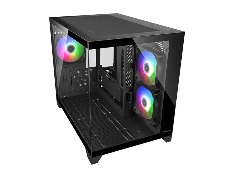 Cougar FV150 Mini RGB Micro-ATX Mid-Tower Case - Black