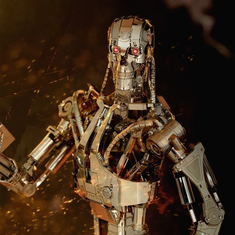 Metal Earth - 3D Metal Model Kit - ICONX The Terminator T-800 Endoskeleton