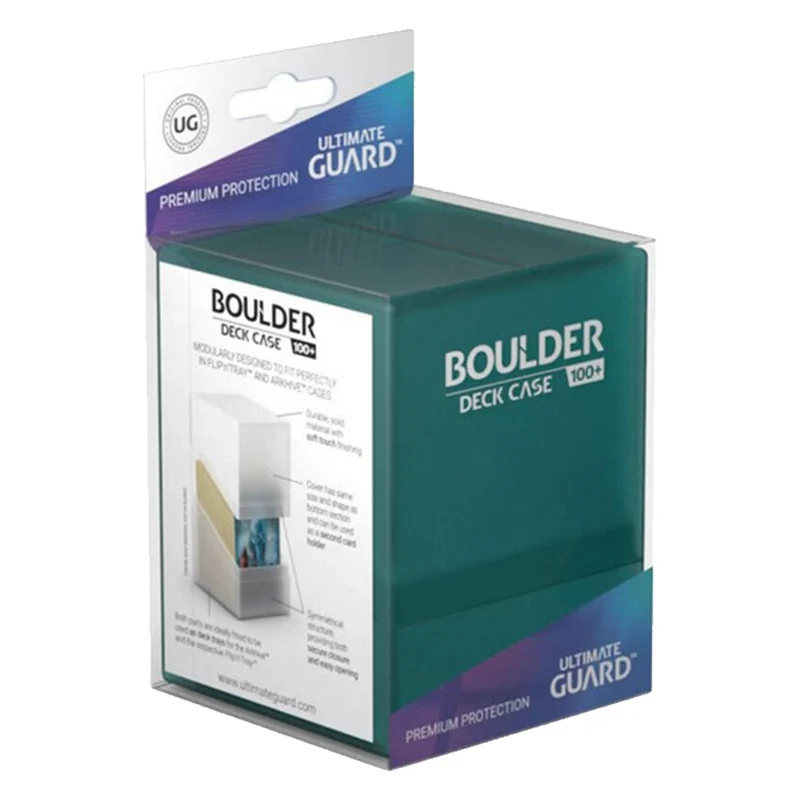 Ultimate Guard Boulder Deck Case 100+ Standard Size Malachite