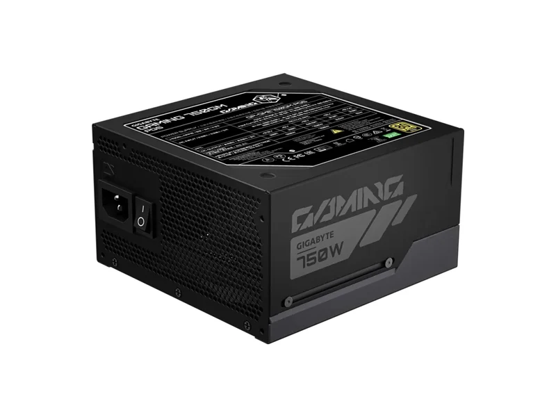 GIGABYTE GAMING 750GM PG5 80+ Gold Cybenetics 750W ATX3.1 Fully Modular Power Supply