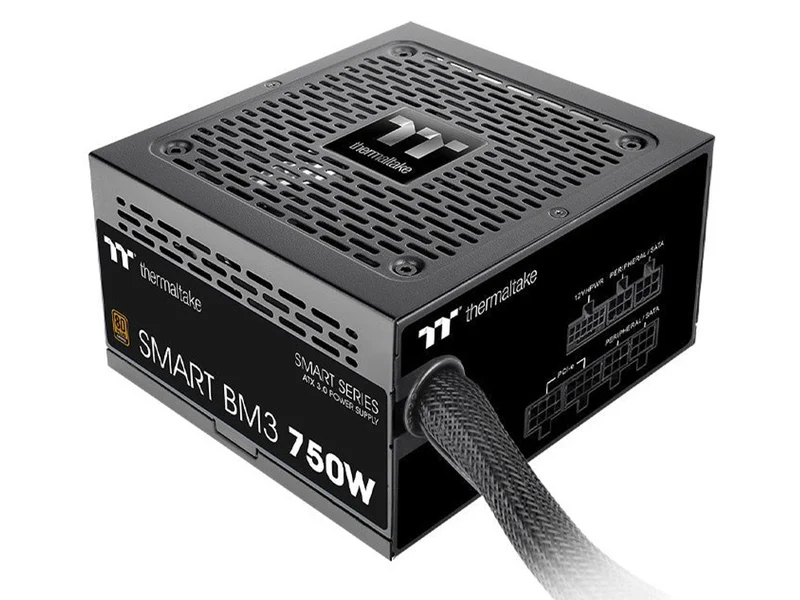 Thermaltake 750W Smart BM3 80+ Bronze Rated ATX 3.0 Semi Modular Power Supply (PS-SPD-0750MNFABA-3)