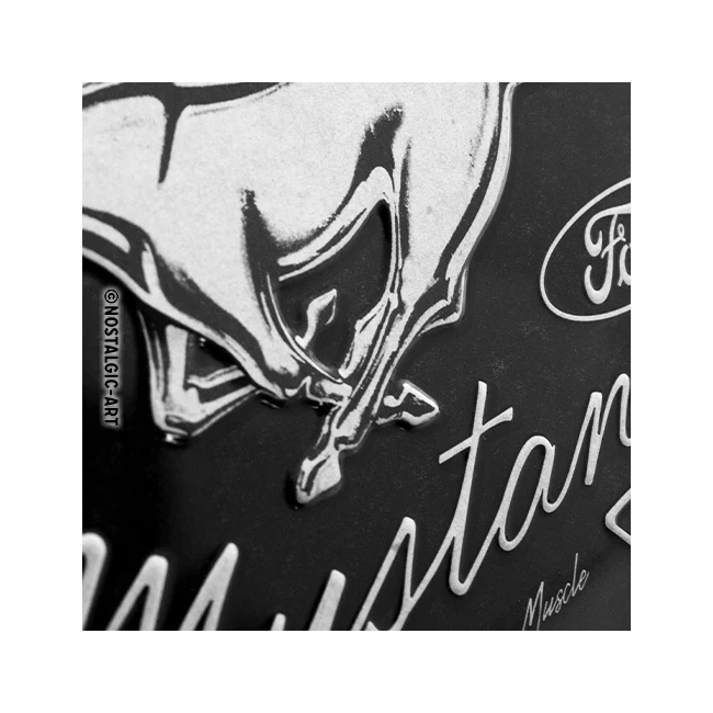Nostalgic-Art Ford Mustang Horse Logo 20x30cm Medium Metal Tin Sign Plaque