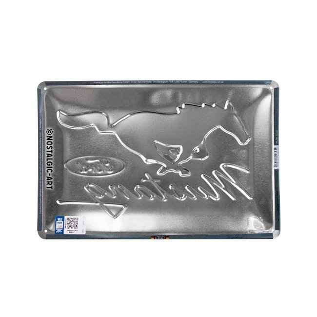 Nostalgic-Art Ford Mustang Horse Logo 20x30cm Medium Metal Tin Sign Plaque