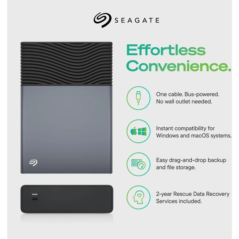 Seagate One Touch USB-C Desktop Storage 16TB