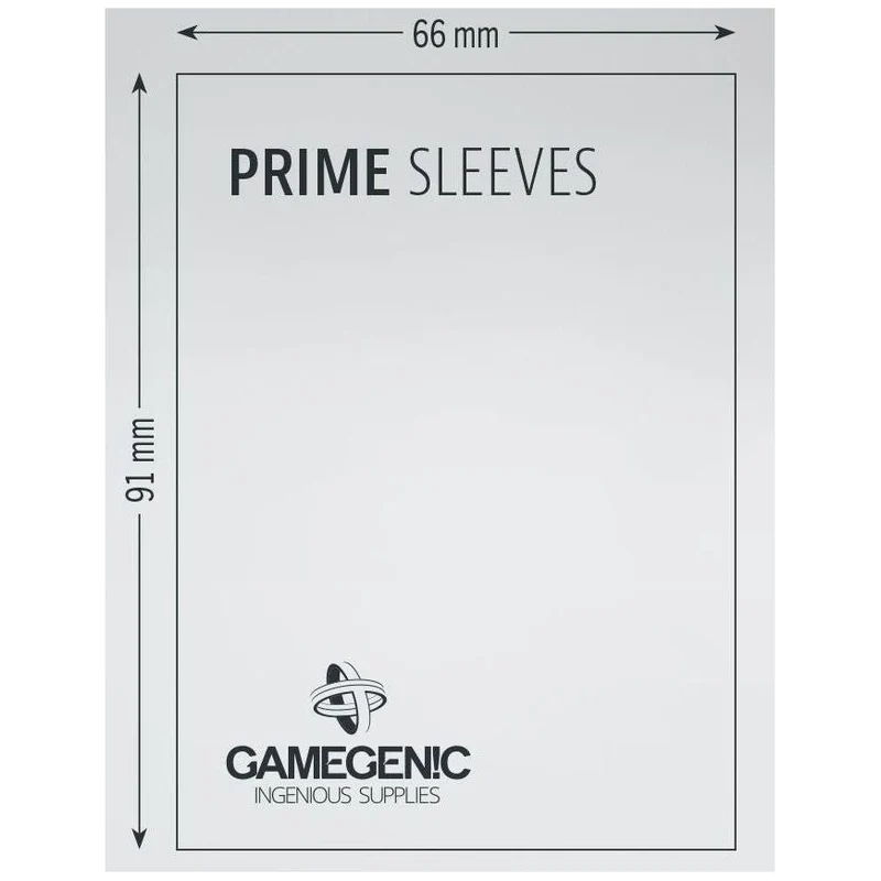 Gamegenic Prime Card Sleeves 66mmx91mm 100 Sleeves Per Pack (Orange)